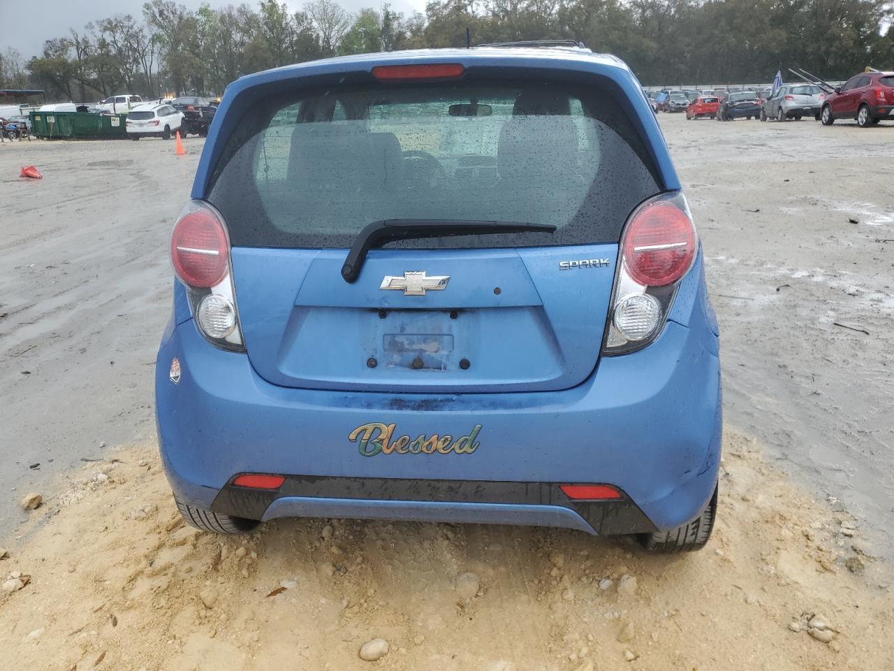 2014 Chevrolet Spark VIN KL8CB6S91EC476410 Copart auction photo, mechanical / rear end damage thumbnail 6