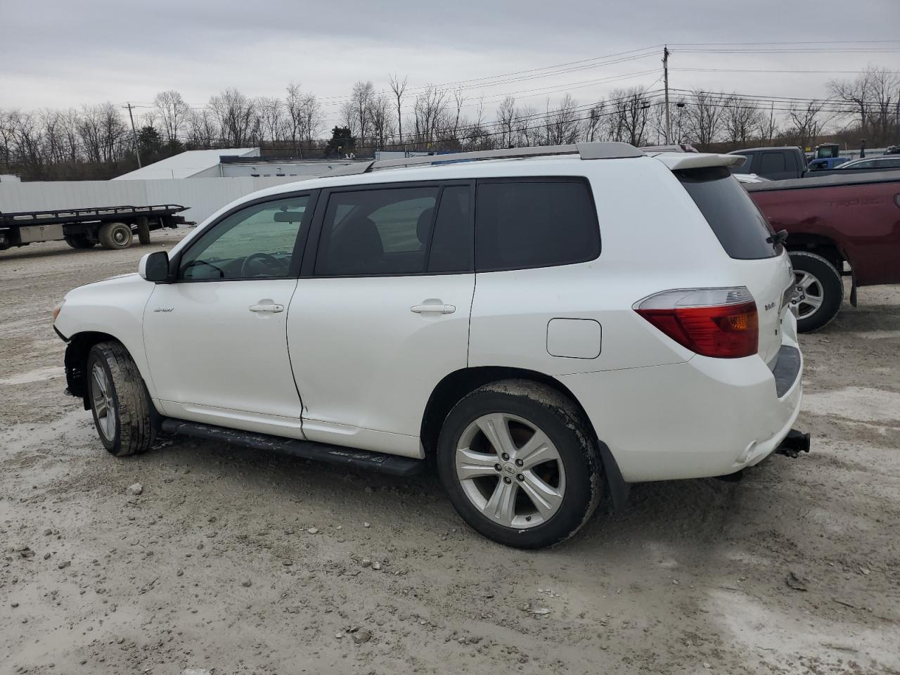 2008 Toyota Highlander VIN JTEES43A982107670 Copart auction photo, front end / rear end damage thumbnail 2