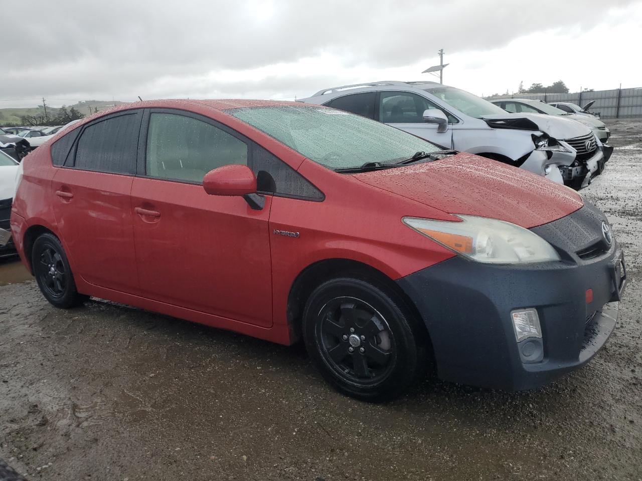 2011 Toyota Prius VIN JTDKN3DUXB1441852 Copart auction photo, vandalism / undercarriage damage thumbnail 4