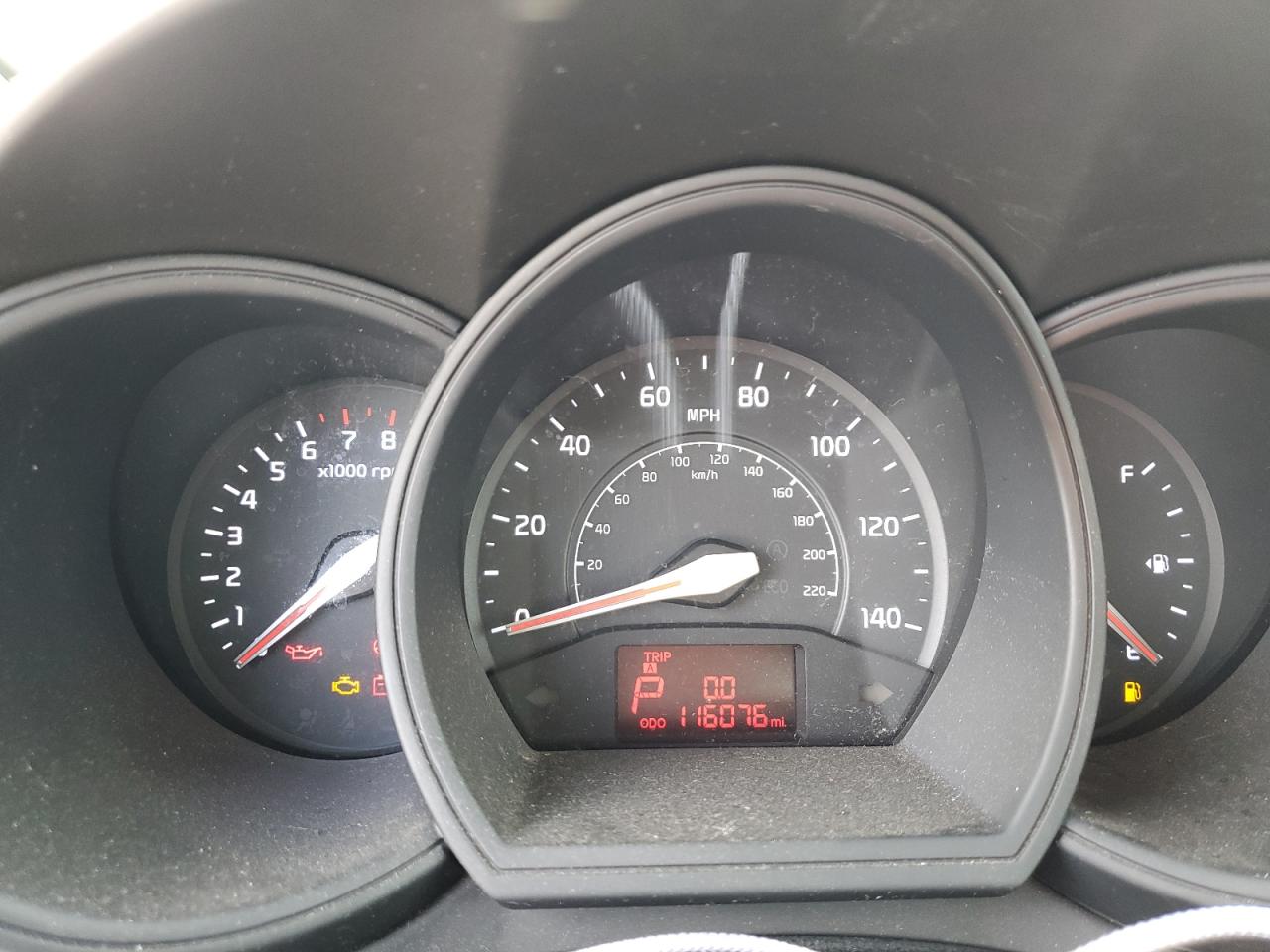 2012 KIA Rio VIN KNADN5A38C6090814 Copart auction photo, mechanical / all over damage thumbnail 9
