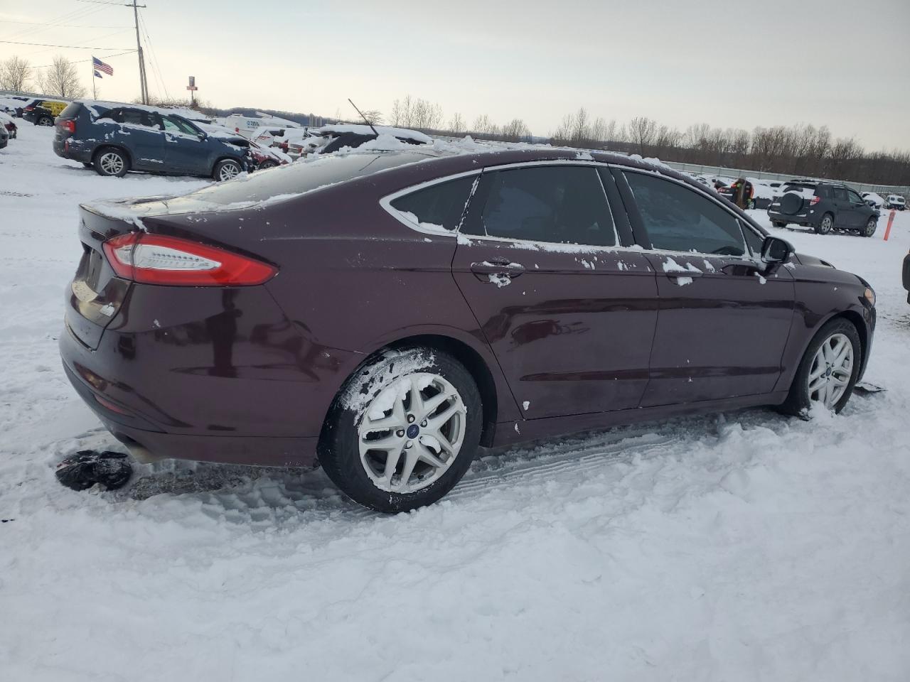 2013 Ford Fusion VIN 3FA6P0HR1DR184790 Copart auction photo, front end / side damage thumbnail 3
