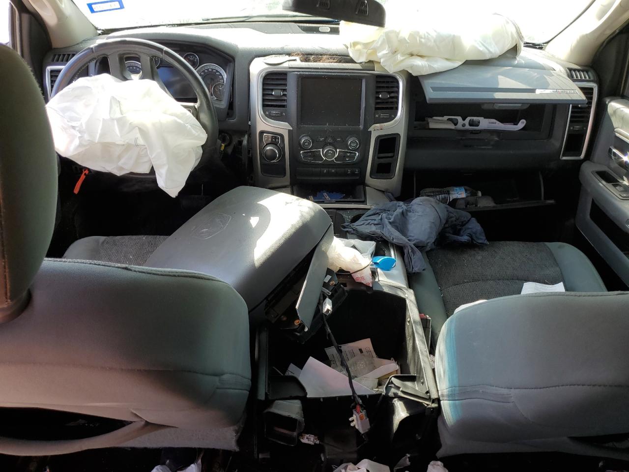 2016 RAM 1500 VIN 3C6RR6LT0GG343300 Copart auction photo, front end damage thumbnail 8