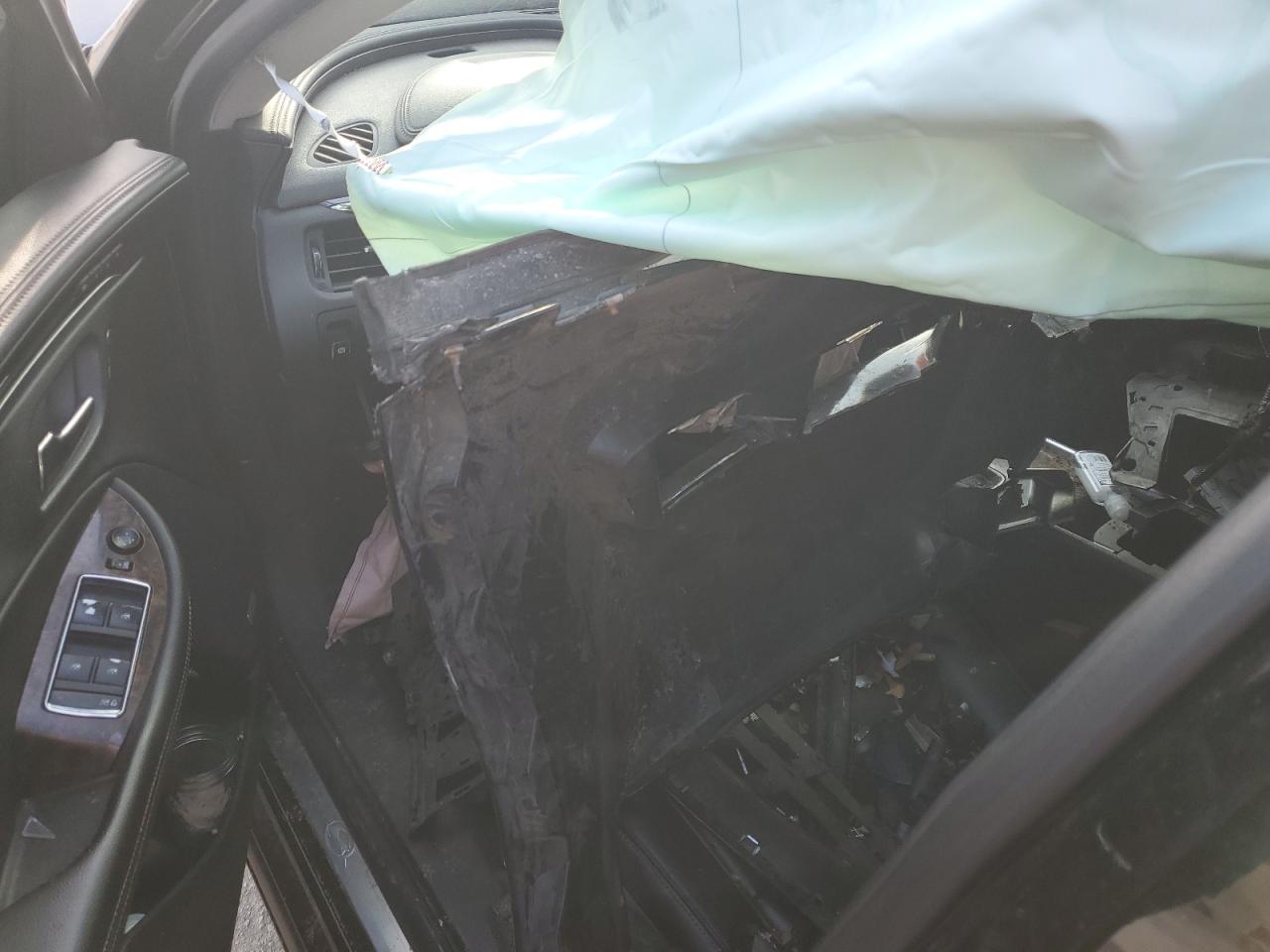 2015 Chevrolet Impala VIN 2G1165S35F9159658 Copart auction photo, front end / side damage thumbnail 8