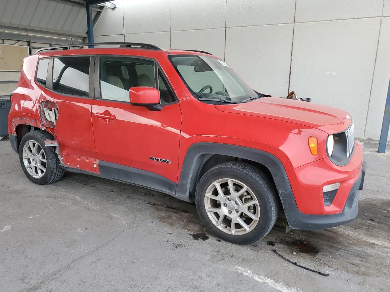 2019 Jeep Renegade VIN ZACNJABB5KPJ91092 Copart auction photo, side / rear end damage thumbnail 4