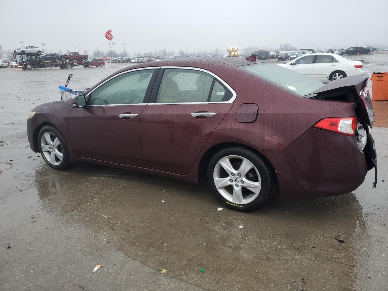 2009 Acura TSX VIN JH4CU26689C006471 Copart auction photo, rear end / front end damage thumbnail 2