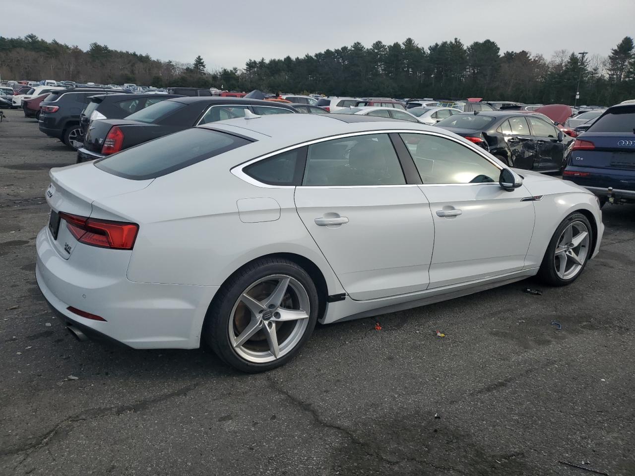 2018 Audi A5 VIN WAUENCF51JA009567 Copart auction photo, mechanical damage thumbnail 3