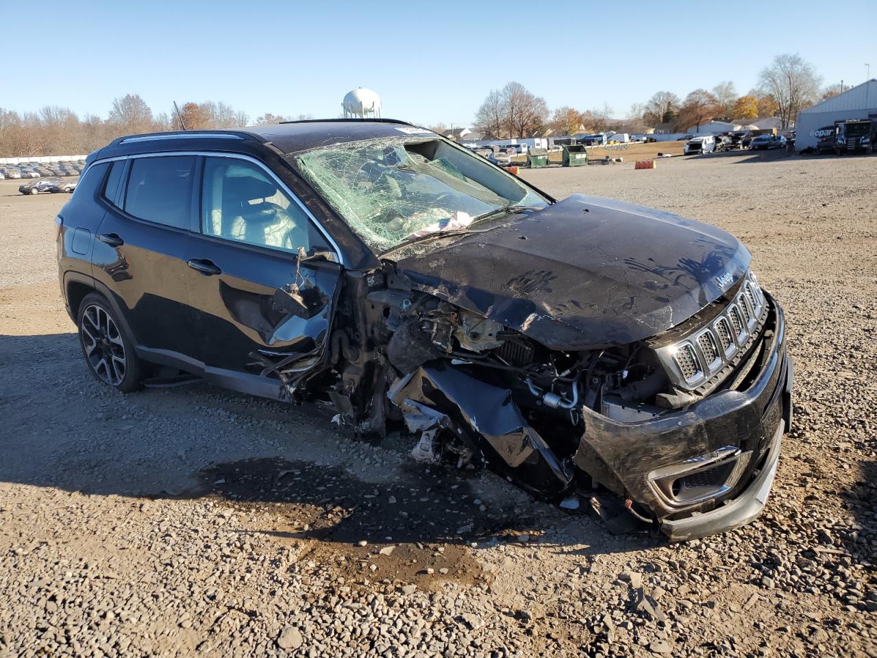 2017 Jeep Compass VIN 3C4NJDCB8HT627891 Copart auction photo, all over damage thumbnail 4