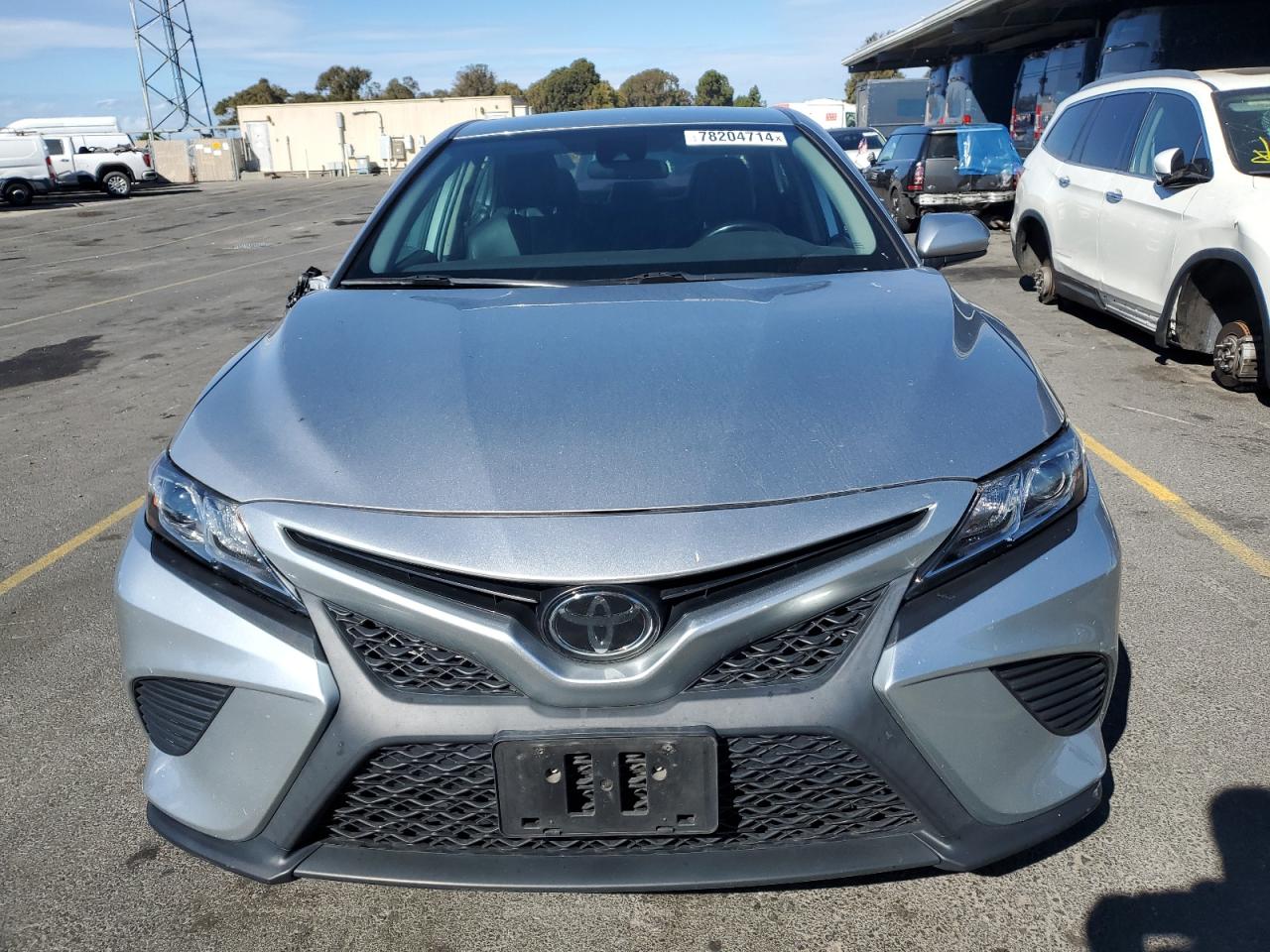 2019 Toyota Camry VIN 4T1B11HK0KU808048 Copart auction photo, side / front end damage thumbnail 5
