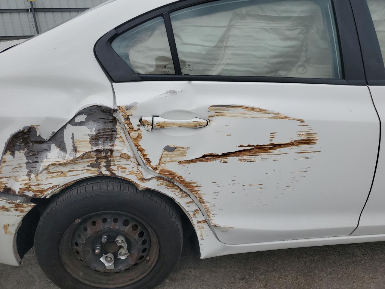 2012 Honda Civic VIN 19XFB2F58CE312940 Copart auction photo, side damage thumbnail 10