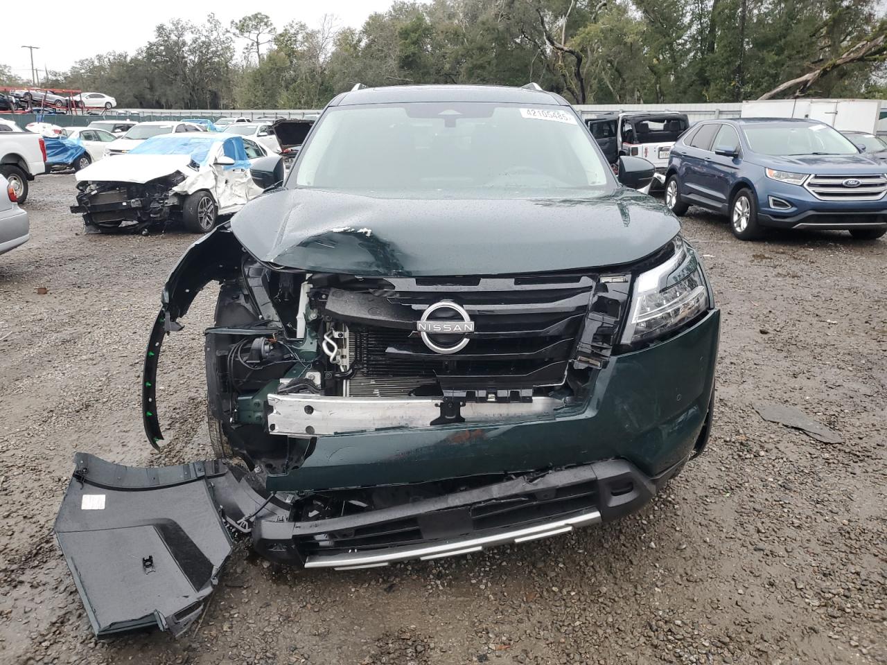 2024 Nissan Pathfinder VIN 5N1DR3DG1RC212722 Copart auction photo, front end / side damage thumbnail 5