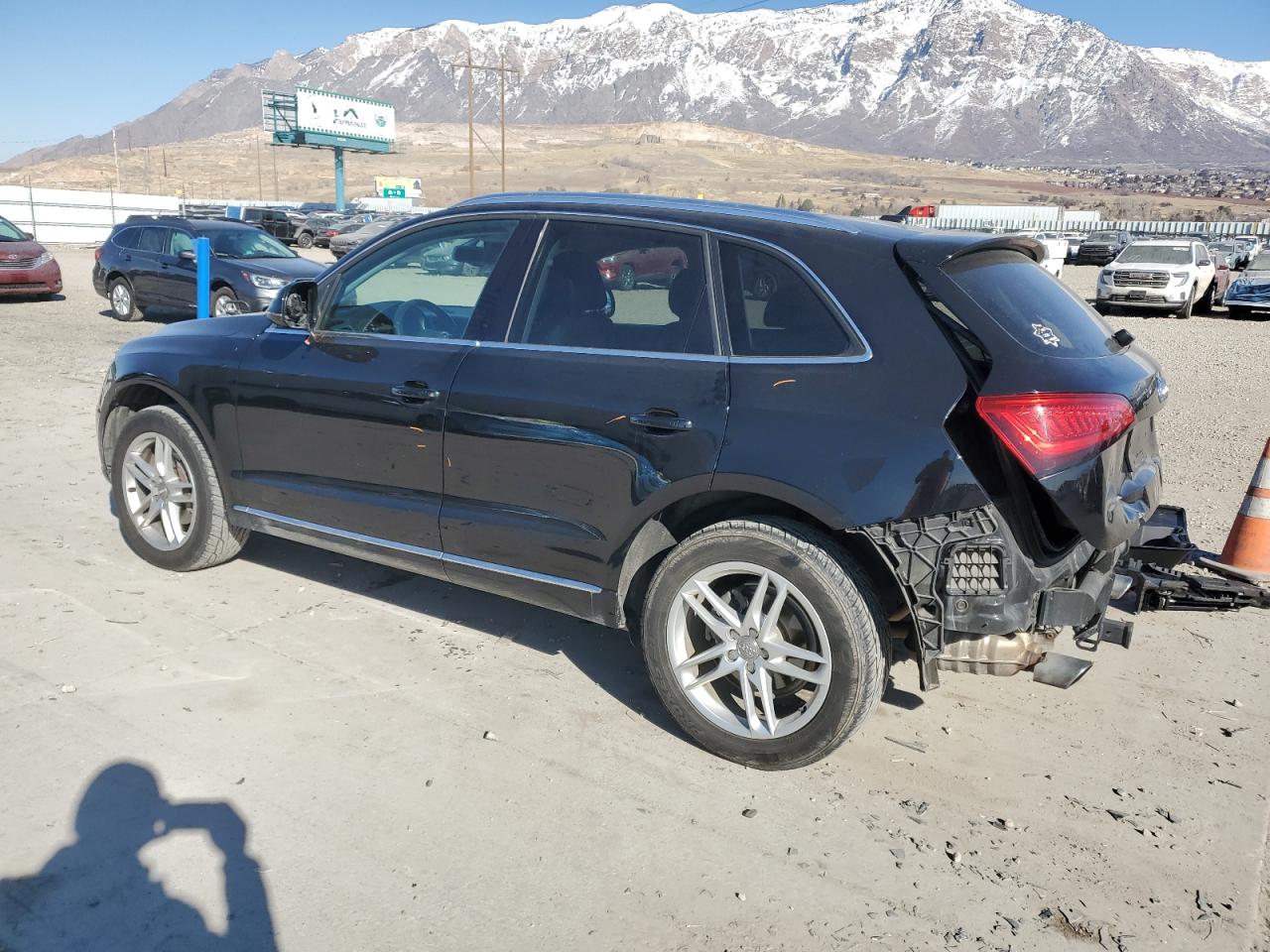 2013 Audi Q5 VIN WA1LFAFP4DA034670 Copart auction photo, rear end damage thumbnail 2
