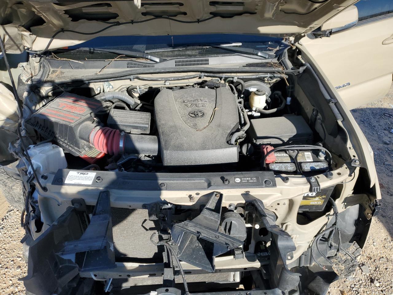 2017 Toyota Tacoma VIN 5TFCZ5AN2HX092564 Copart auction photo, all over damage thumbnail 11