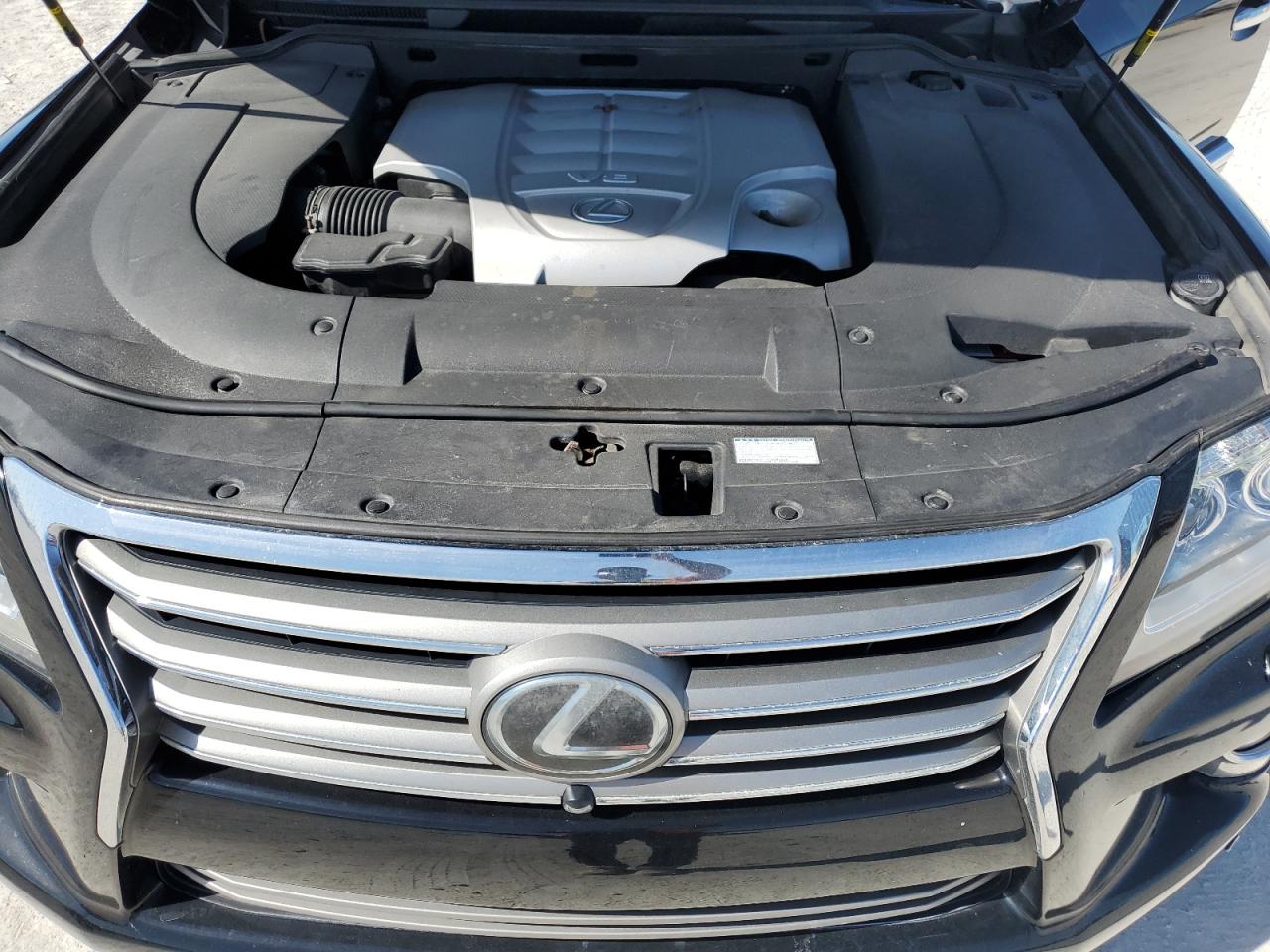 2015 Lexus LX VIN JTJHY7AX7F4165803 Copart auction photo, water/flood damage thumbnail 12