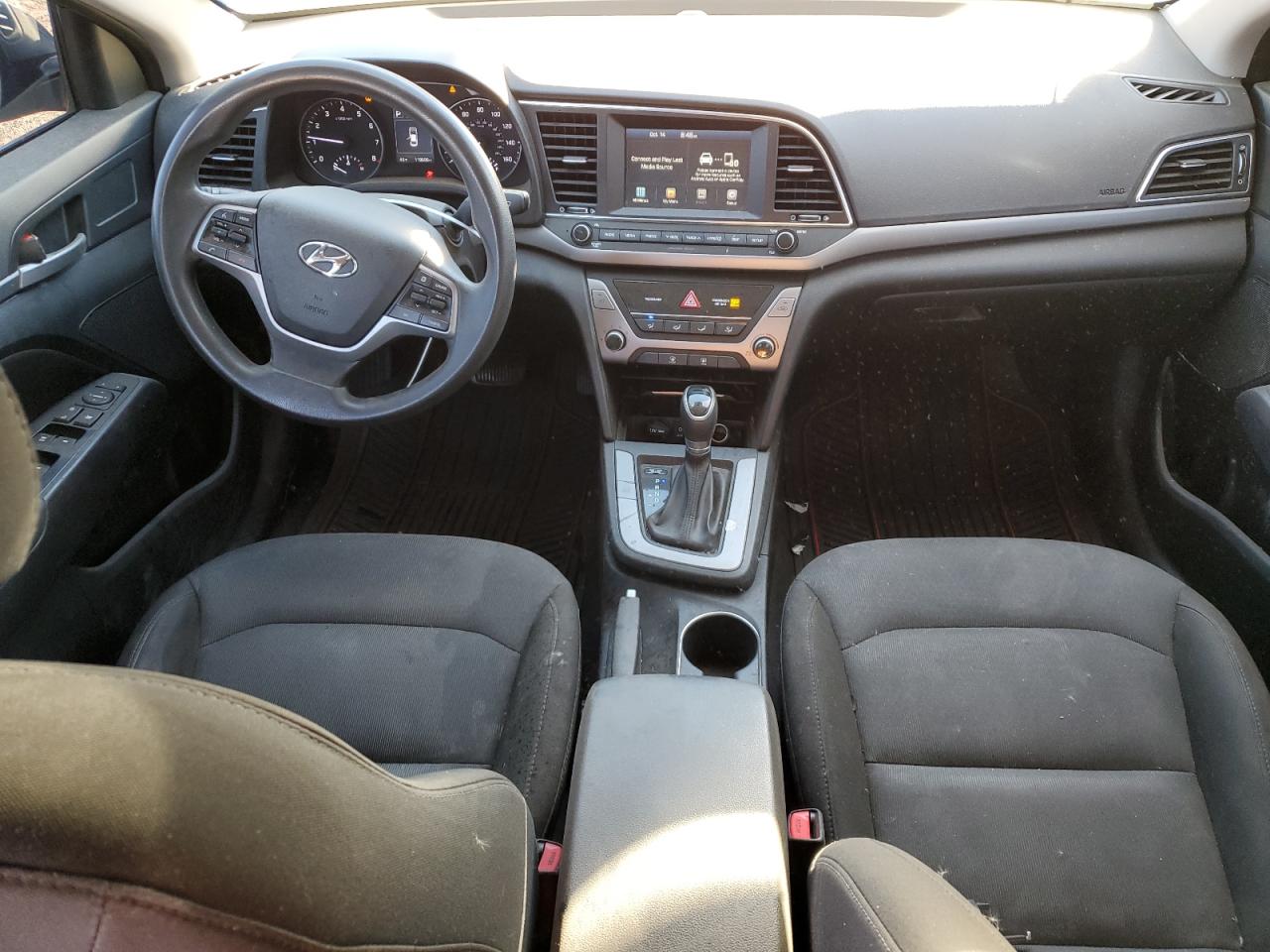 2018 Hyundai Elantra VIN 5NPD84LFXJH288129 Copart auction photo, front end / side damage thumbnail 8