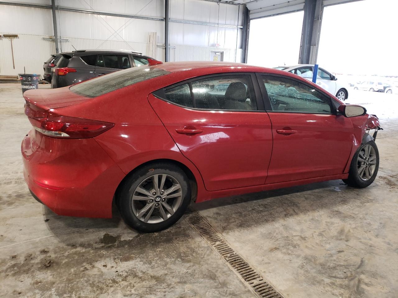 2017 Hyundai Elantra VIN 5NPD84LF1HH156970 Copart auction photo, front end / hail damage thumbnail 3