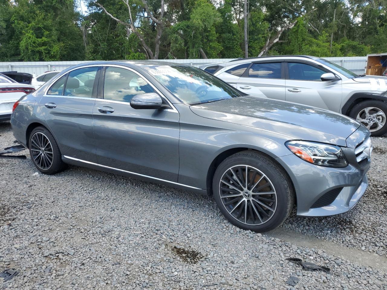 2021 Mercedes-Benz C-klasse VIN W1KWF8EB4MR614493 Copart auction photo, water/flood damage thumbnail 4