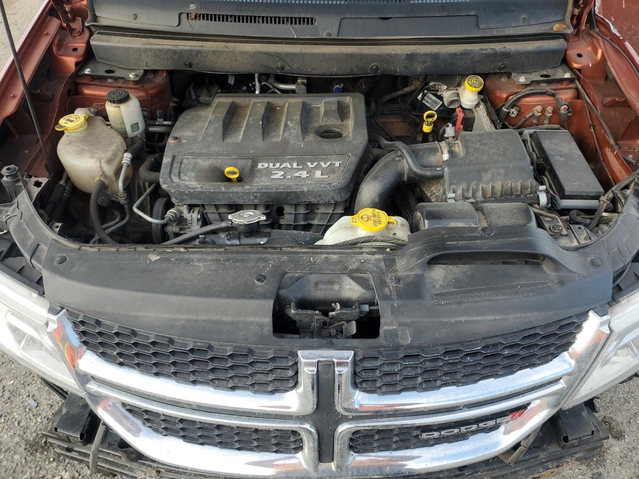 2014 Dodge Journey VIN 3C4PDCBB4ET221971 Copart auction photo, front end / side damage thumbnail 13