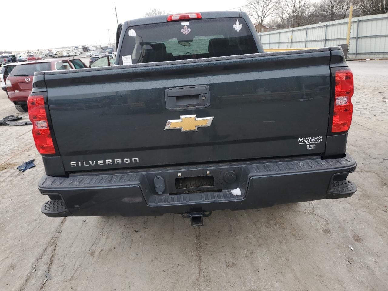 2018 Chevrolet Silverado VIN 3GCUKRECXJG256680 Copart auction photo, side damage thumbnail 6