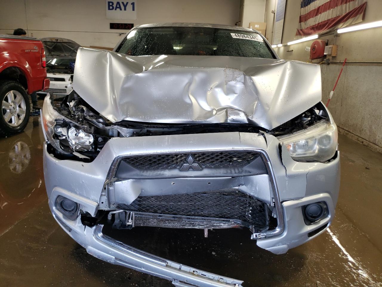 2012 Mitsubishi Outlander VIN JA4AP3AU8CZ006061 Copart auction photo, front end damage thumbnail 5