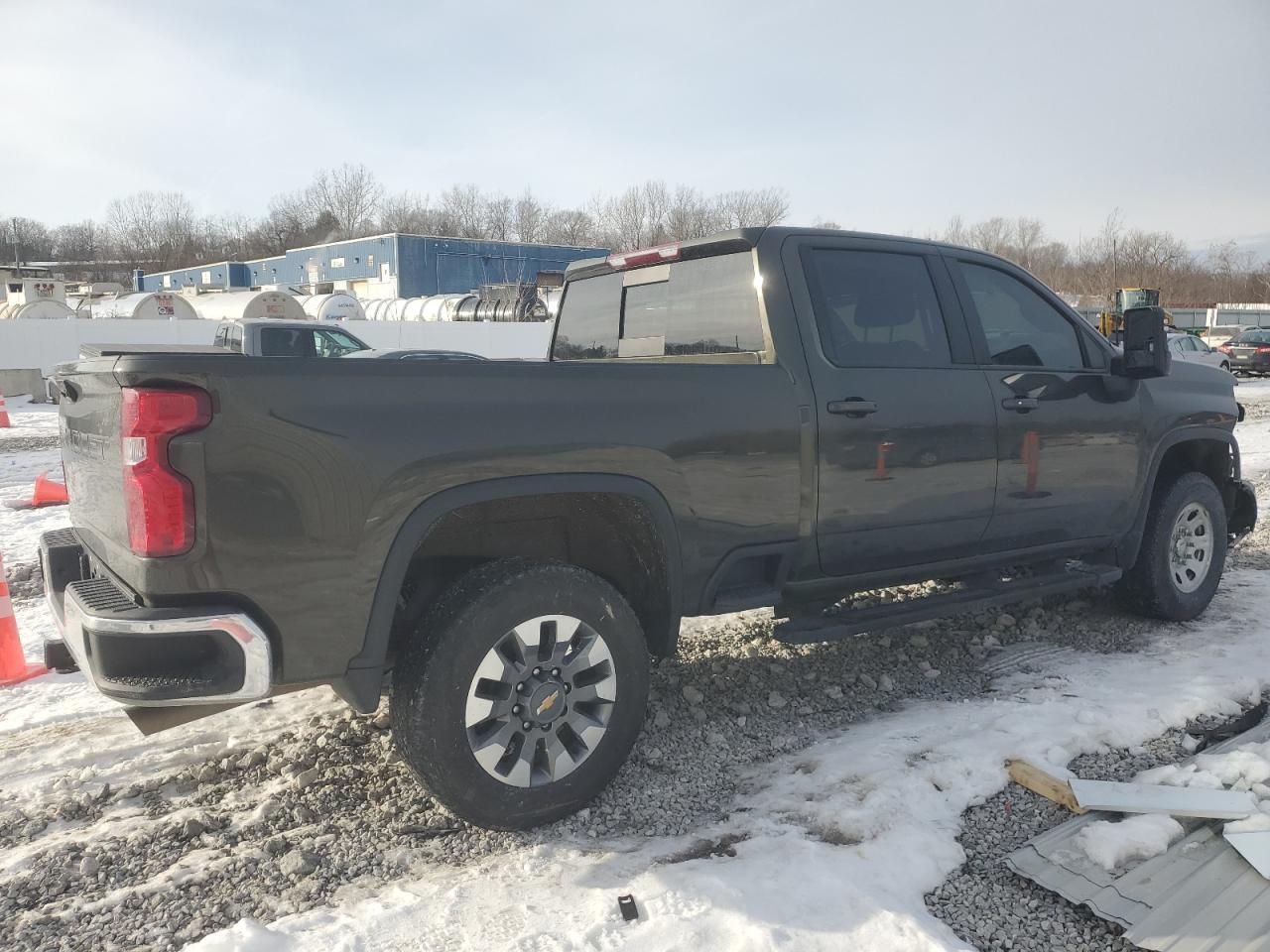 2022 Chevrolet Silverado VIN 1GC4YNE73NF248146 Copart auction photo, all over damage thumbnail 3