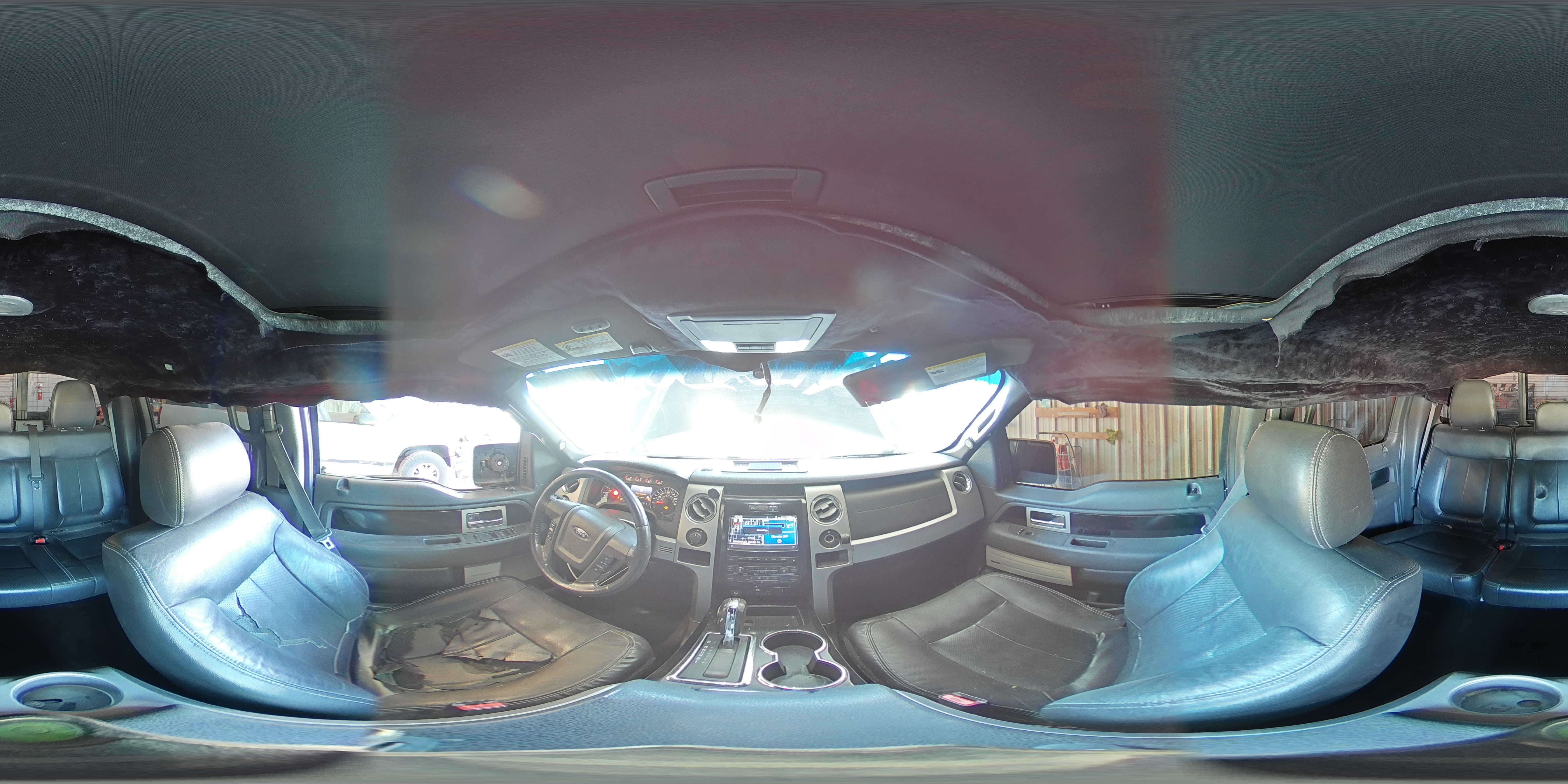 2012 Ford F-150 VIN 1FTFW1CF8CFB08642 Copart auction photo, side / hail damage thumbnail 12