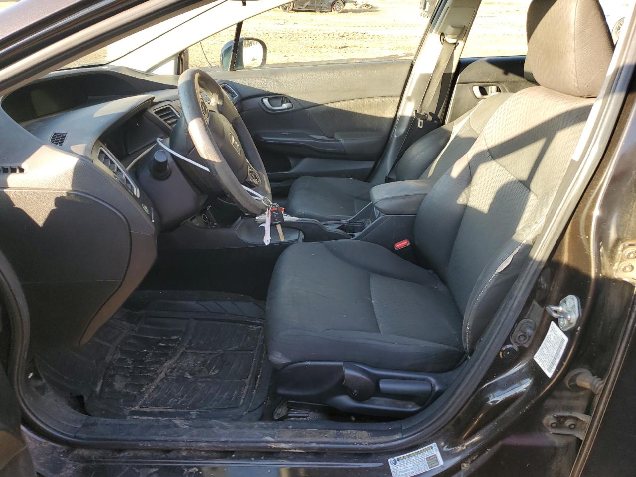 2014 Honda Civic VIN 2HGFB2F59EH548277 Copart auction photo, front end damage thumbnail 7