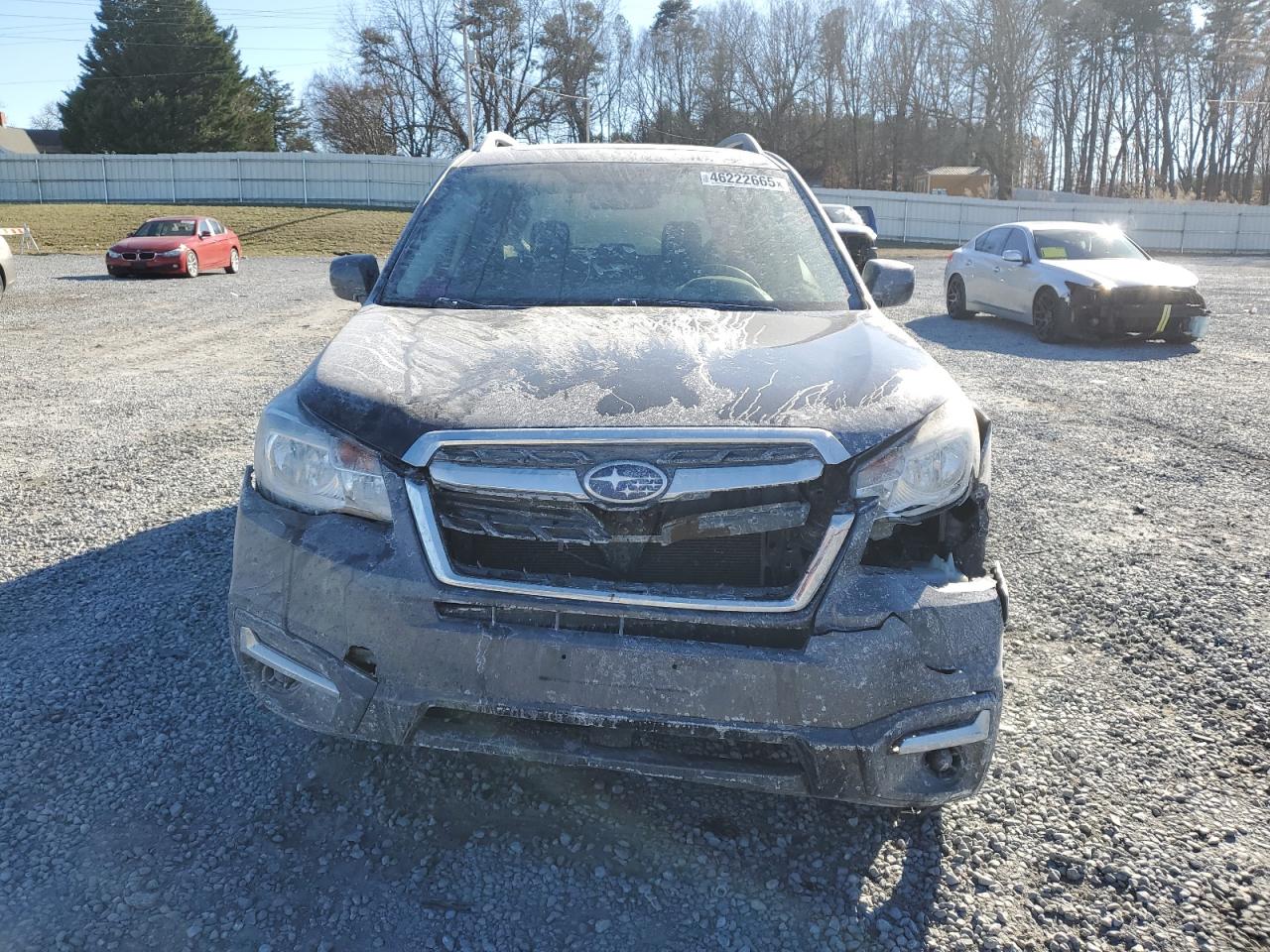 2018 Subaru Forester VIN JF2SJAEC7JH486891 Copart auction photo, front end damage thumbnail 5