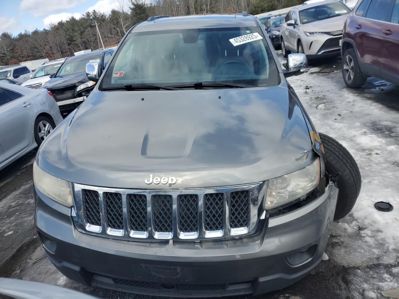 2013 Jeep Grand Cherokee VIN 1C4RJFCT0DC591531 Copart auction photo, front end / mechanical damage thumbnail 5