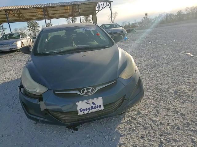 2014 Hyundai Elantra VIN KMHDH4AE0EU196187 Copart auction photo, front end damage thumbnail 11