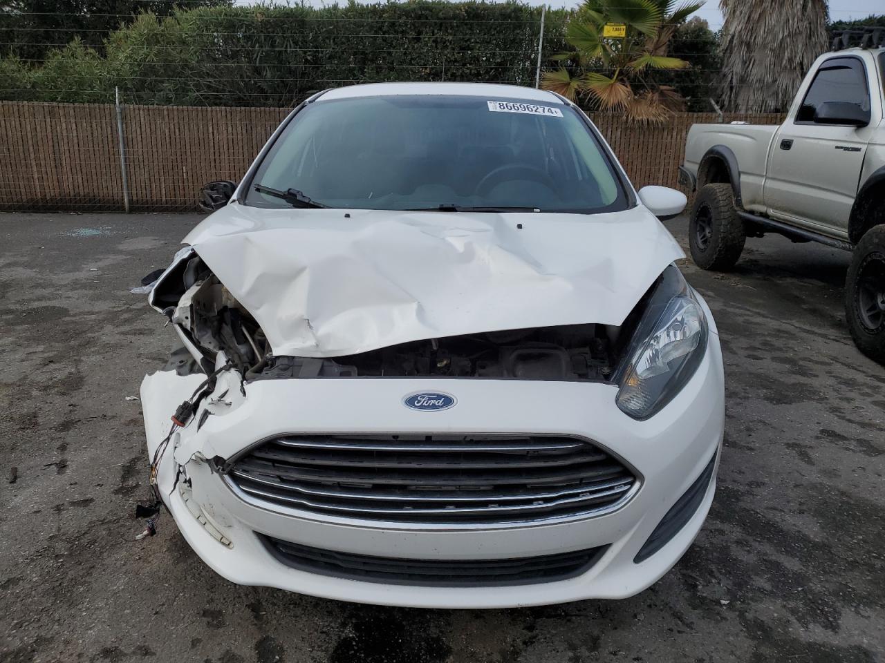2017 Ford Fiesta VIN 3FADP4BJ7HM101271 Copart auction photo, front end damage thumbnail 5