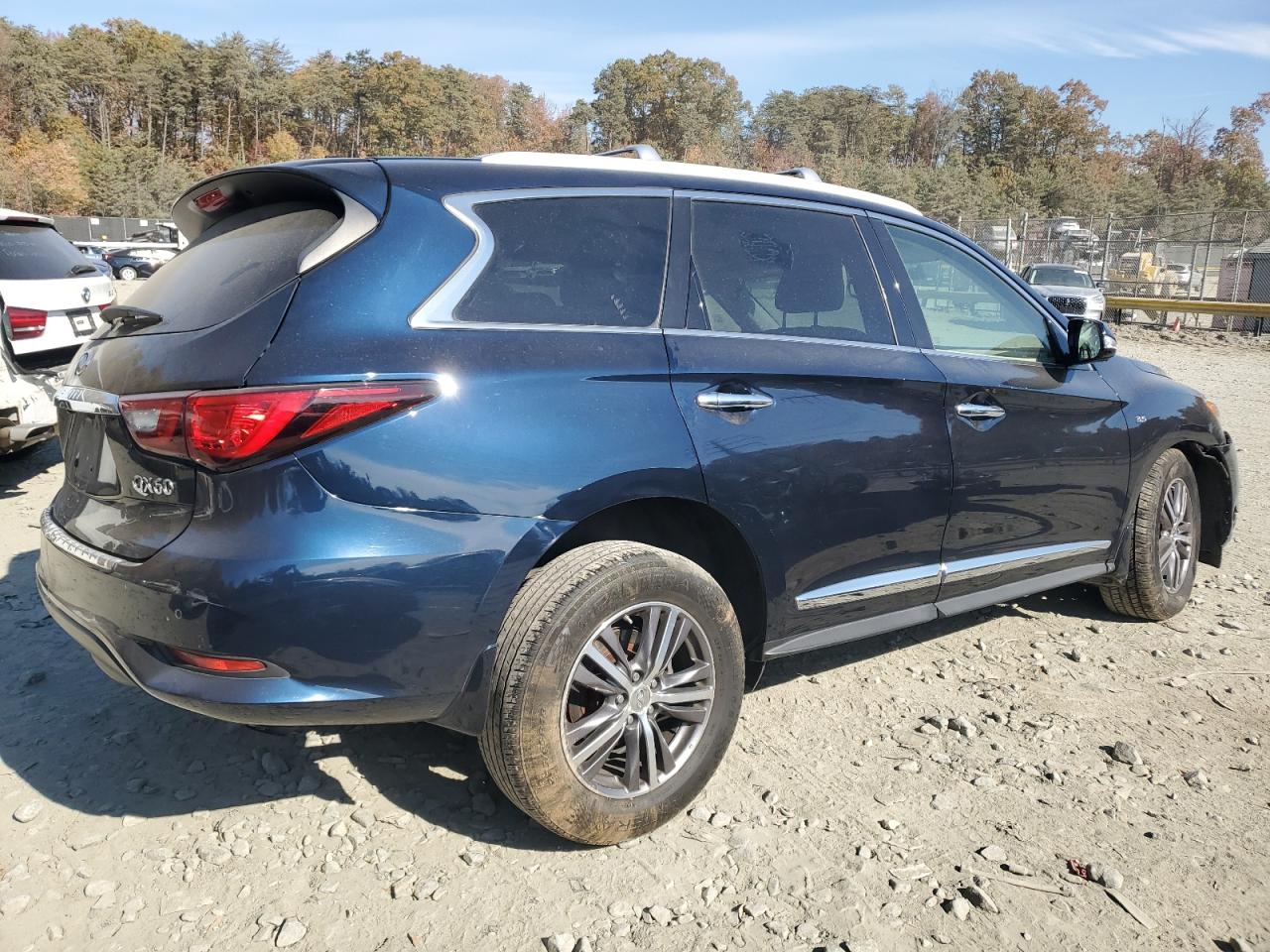 2018 Infiniti QX60 VIN 5N1DL0MM4JC512376 Copart auction photo, front end / undercarriage damage thumbnail 3