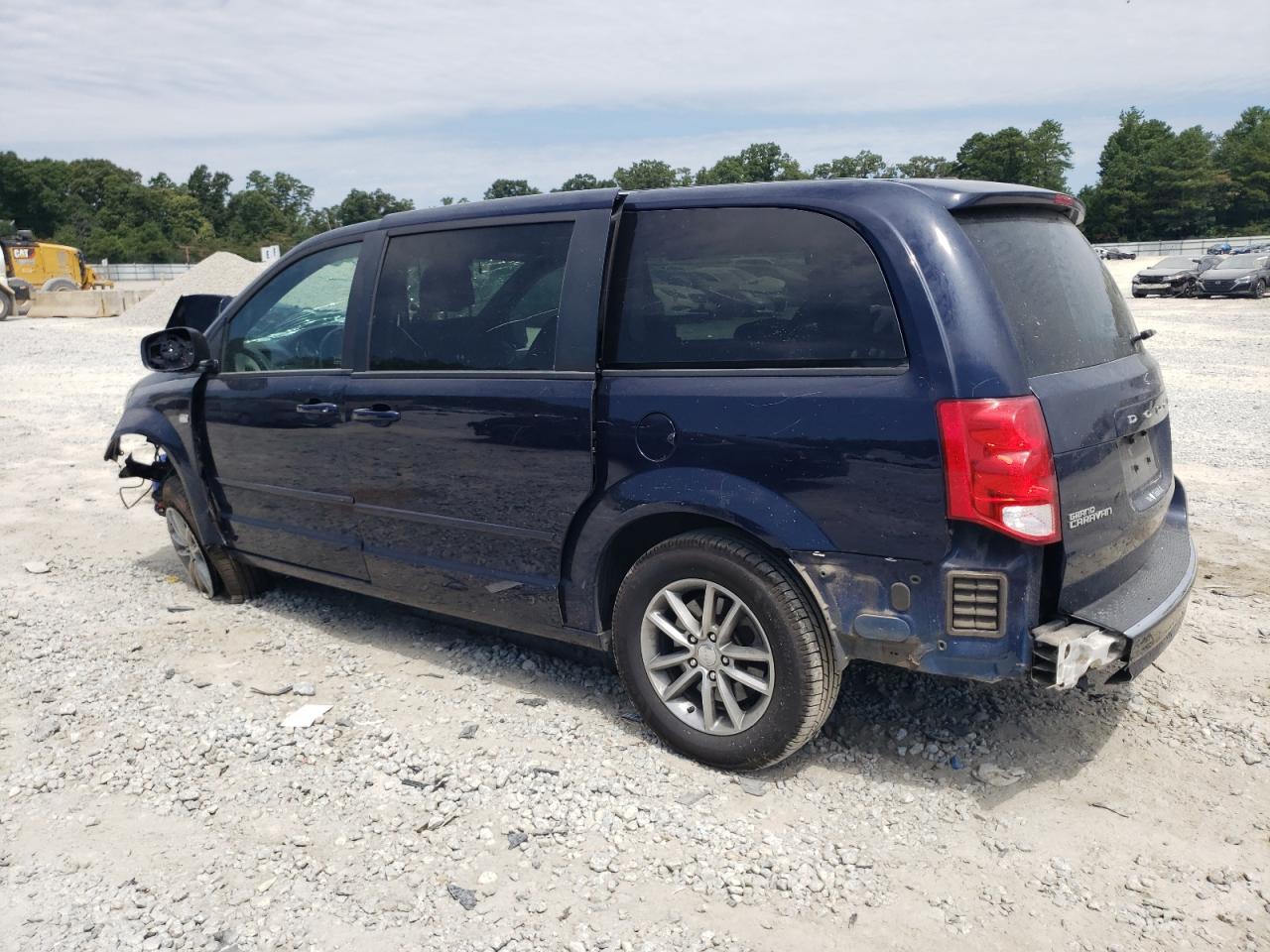 2014 Dodge Caravan VIN 2C4RDGBG6ER472067 Copart auction photo, front end / rear end damage thumbnail 2