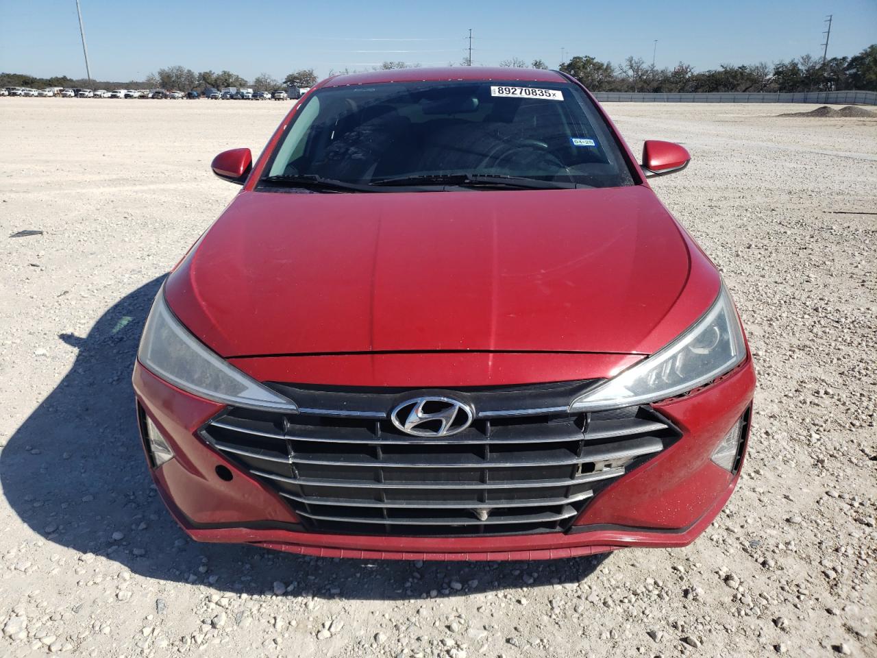 2019 Hyundai Elantra VIN KMHD84LF2KU809685 Copart auction photo, rear end / front end damage thumbnail 5