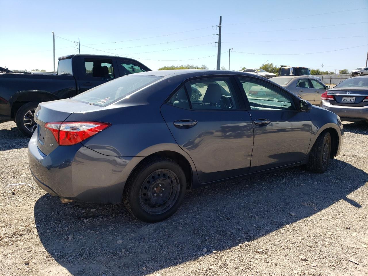 2014 Toyota Corolla VIN 5YFBURHE3EP170075 Copart auction photo, hail damage thumbnail 3