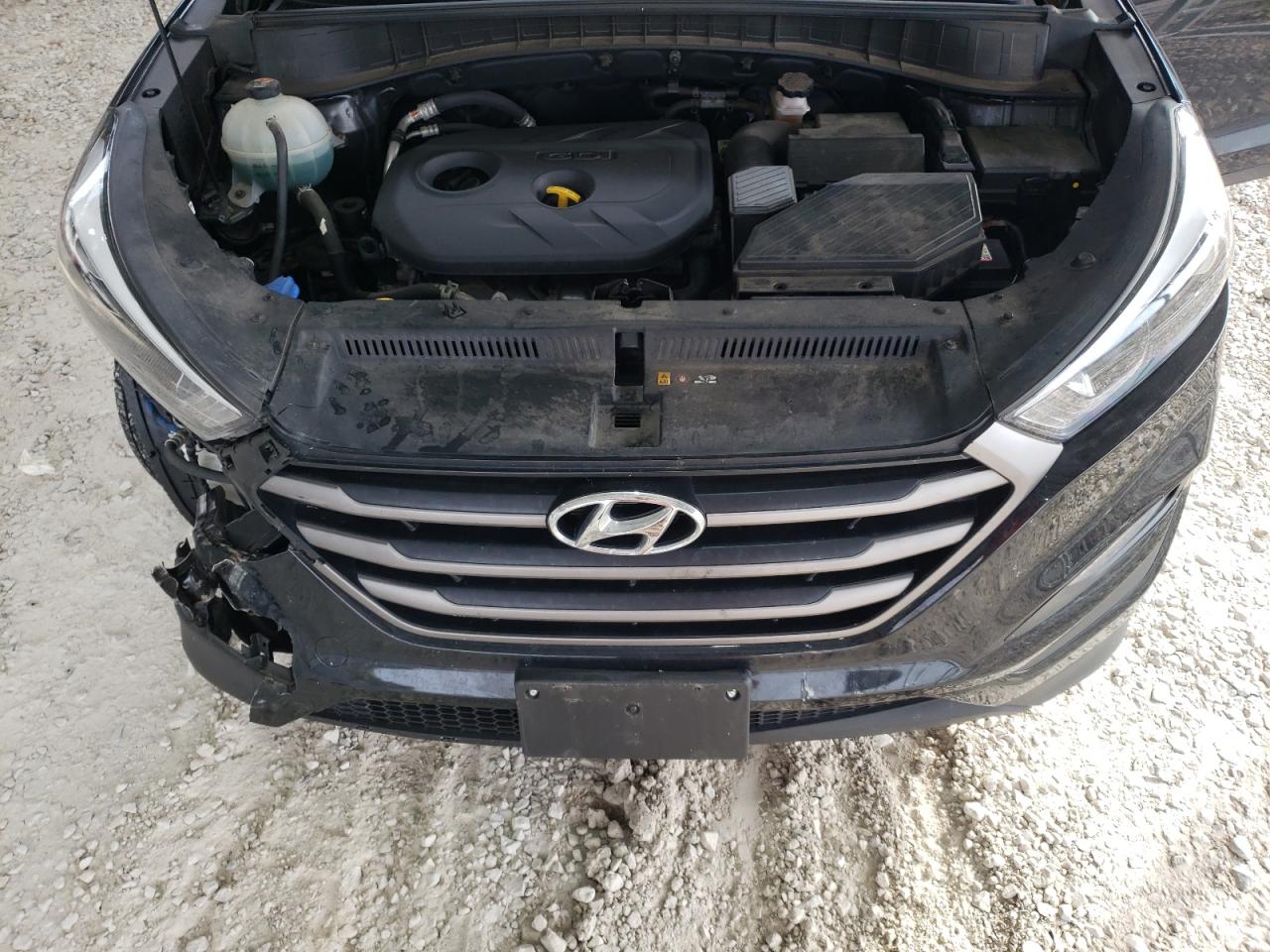 2016 Hyundai Tucson VIN KM8J3CA46GU092650 Copart auction photo, front end / rear end damage thumbnail 12