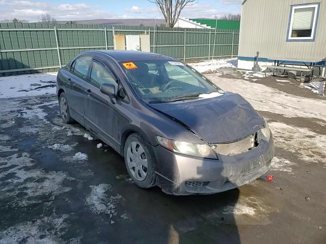 2010 Honda Civic VIN 2HGFA1F55AH530561 Copart auction photo, front end / side damage thumbnail 11