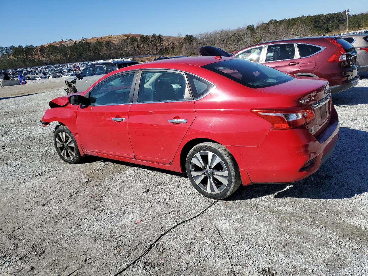 2018 Nissan Sentra VIN 3N1AB7AP8JY217275 Copart auction photo, front end / side damage thumbnail 2