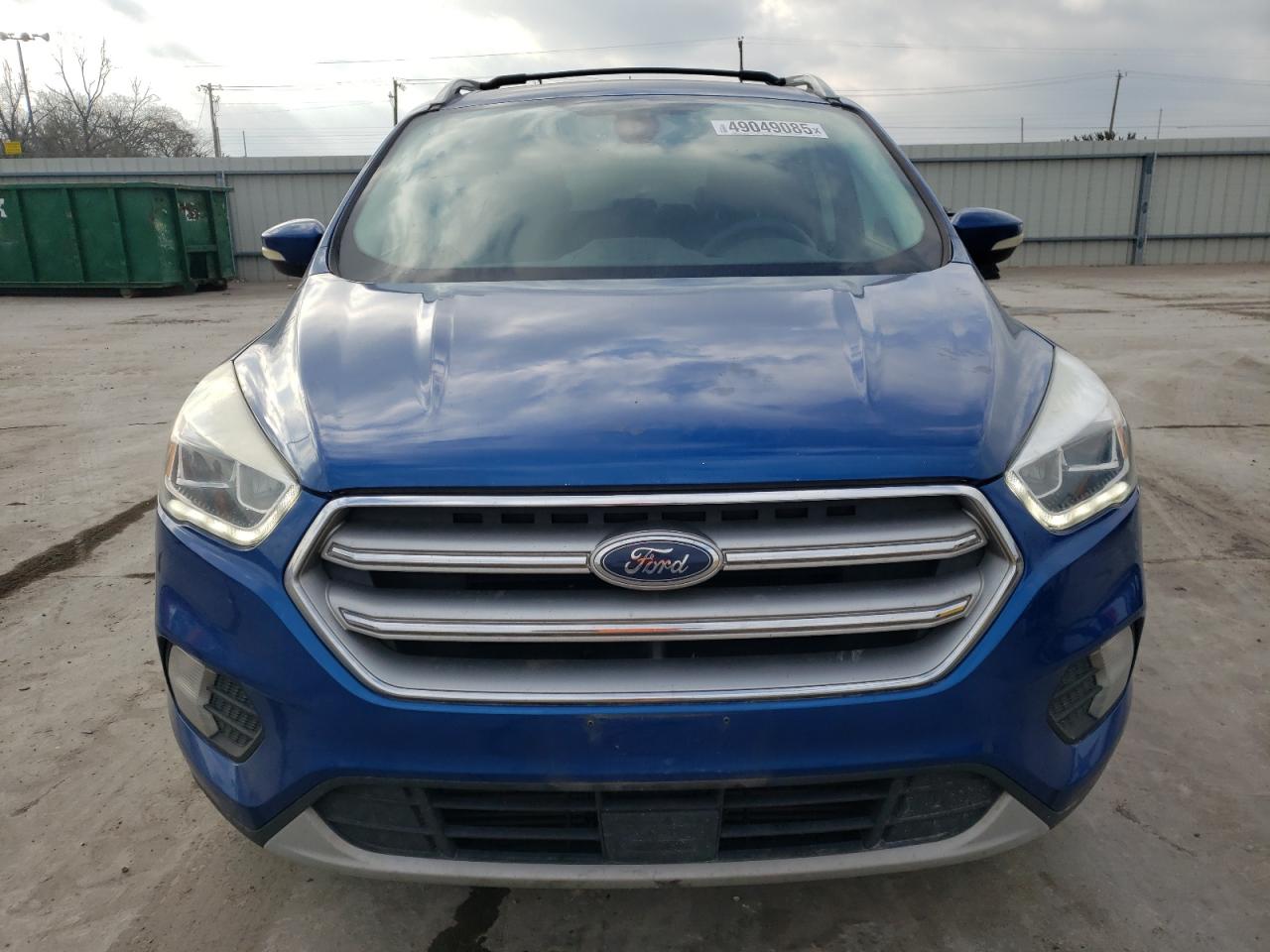 2017 Ford Escape VIN 1FMCU0J96HUD38047 Copart auction photo, undercarriage / hail damage thumbnail 5