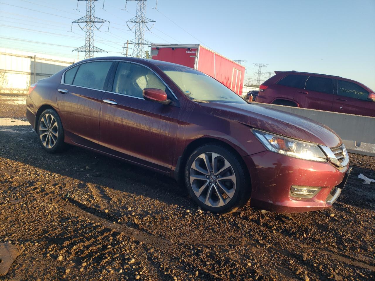 2013 Honda Accord VIN 1HGCR2F5XDA277807 Copart auction photo, front end / minor dent/scratches damage thumbnail 4