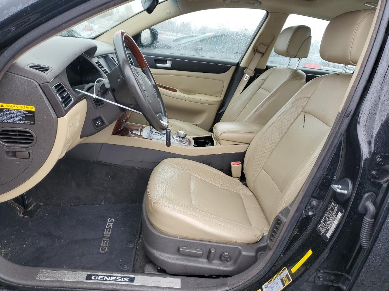 2012 Hyundai Genesis VIN KMHGC4DF4CU192334 Copart auction photo, mechanical damage thumbnail 7