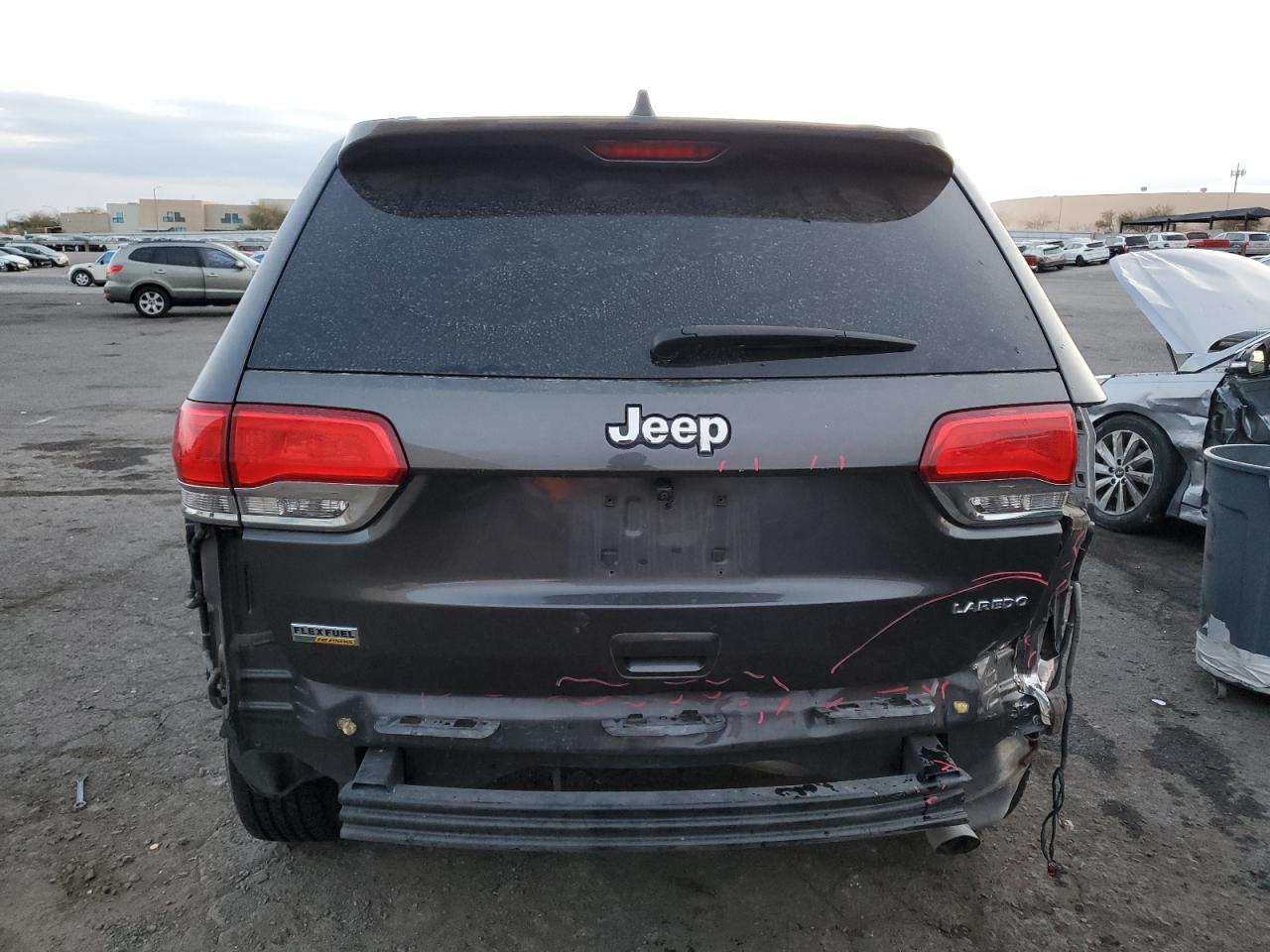 2015 Jeep Grand Cherokee VIN 1C4RJEAG5FC198689 Copart auction photo, rear end / mechanical damage thumbnail 6