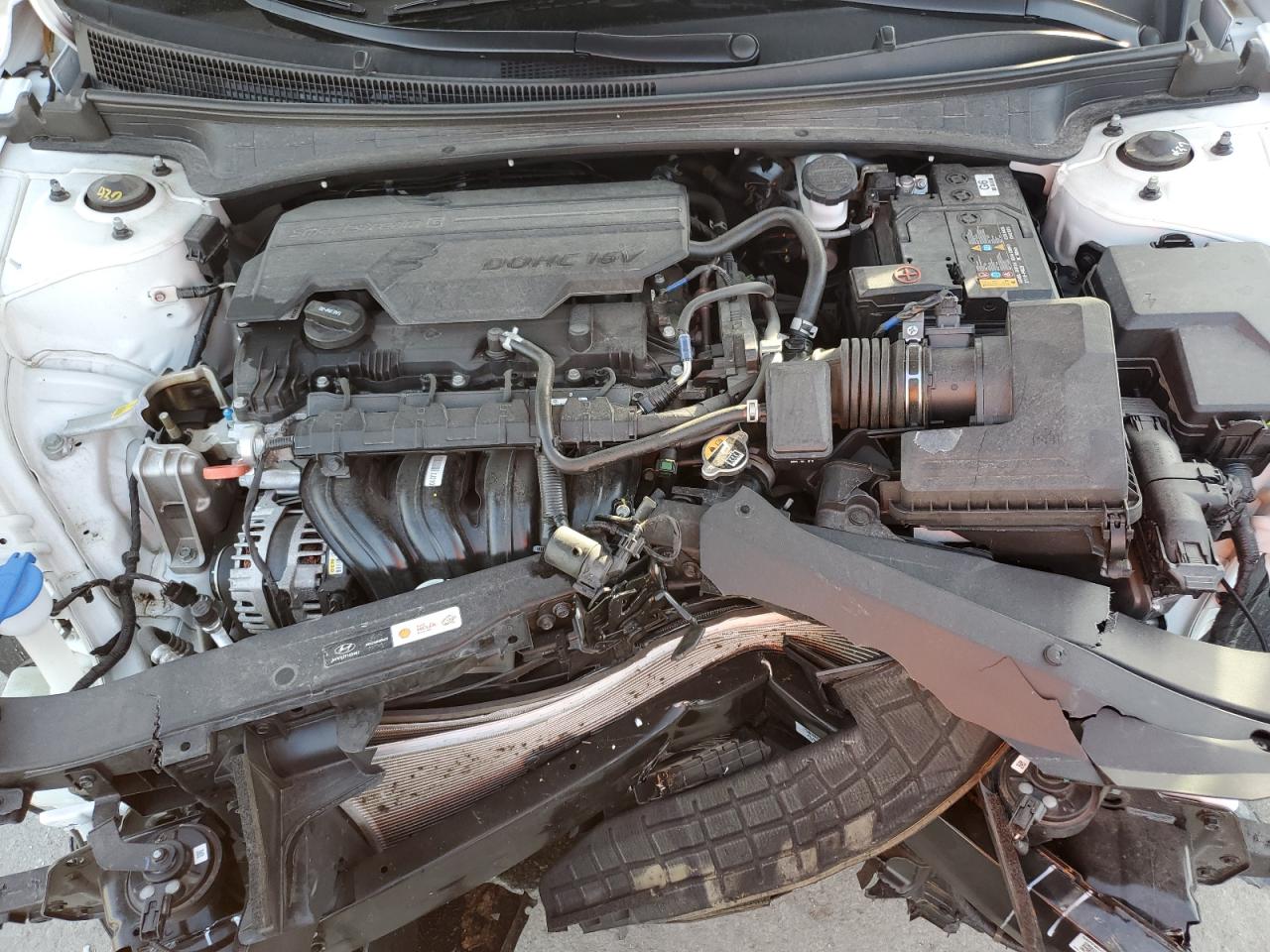 2024 Hyundai Elantra VIN KMHLM4DG1RU685904 Copart auction photo, front end damage thumbnail 12