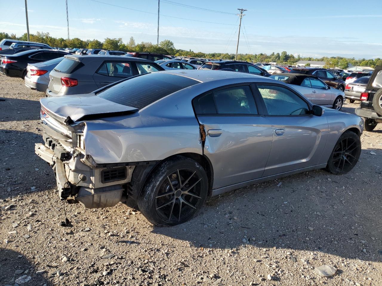 2014 Dodge Charger VIN 2C3CDXBG8EH242997 Copart auction photo, all over damage thumbnail 3
