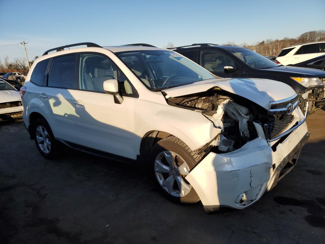 2014 Subaru Forester VIN JF2SJAEC2EH509242 Copart auction photo, front end damage thumbnail 4