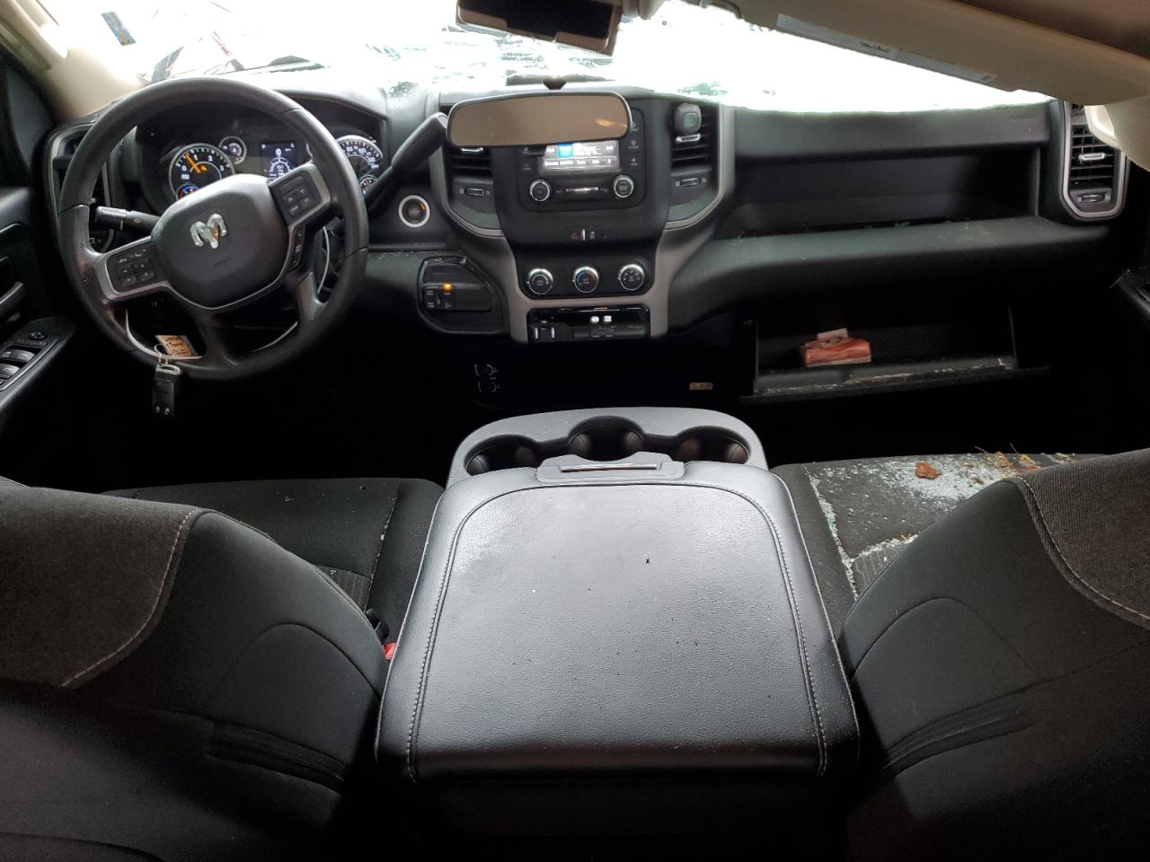 2020 RAM 2500 VIN 3C6UR5CL6LG163396 Copart auction photo, top/roof / front end damage thumbnail 8