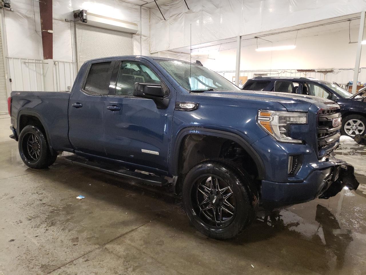 2019 GMC Sierra VIN 1GTR9CEDXKZ339714 Copart auction photo, front end / side damage thumbnail 4