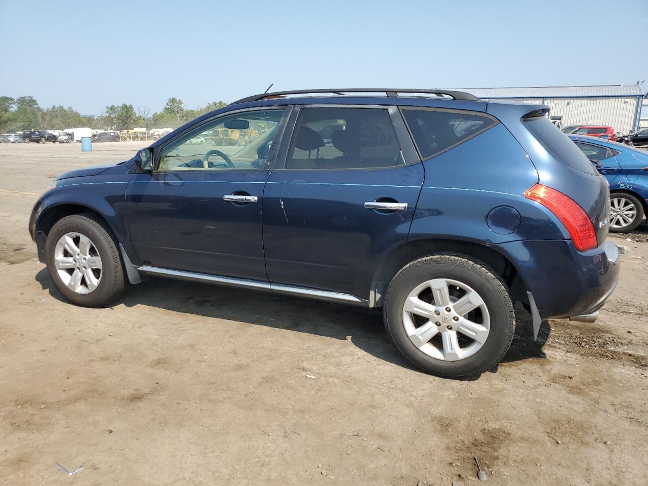 2007 Nissan Murano VIN JN8AZ08W87W633103 Copart auction photo, side damage thumbnail 2