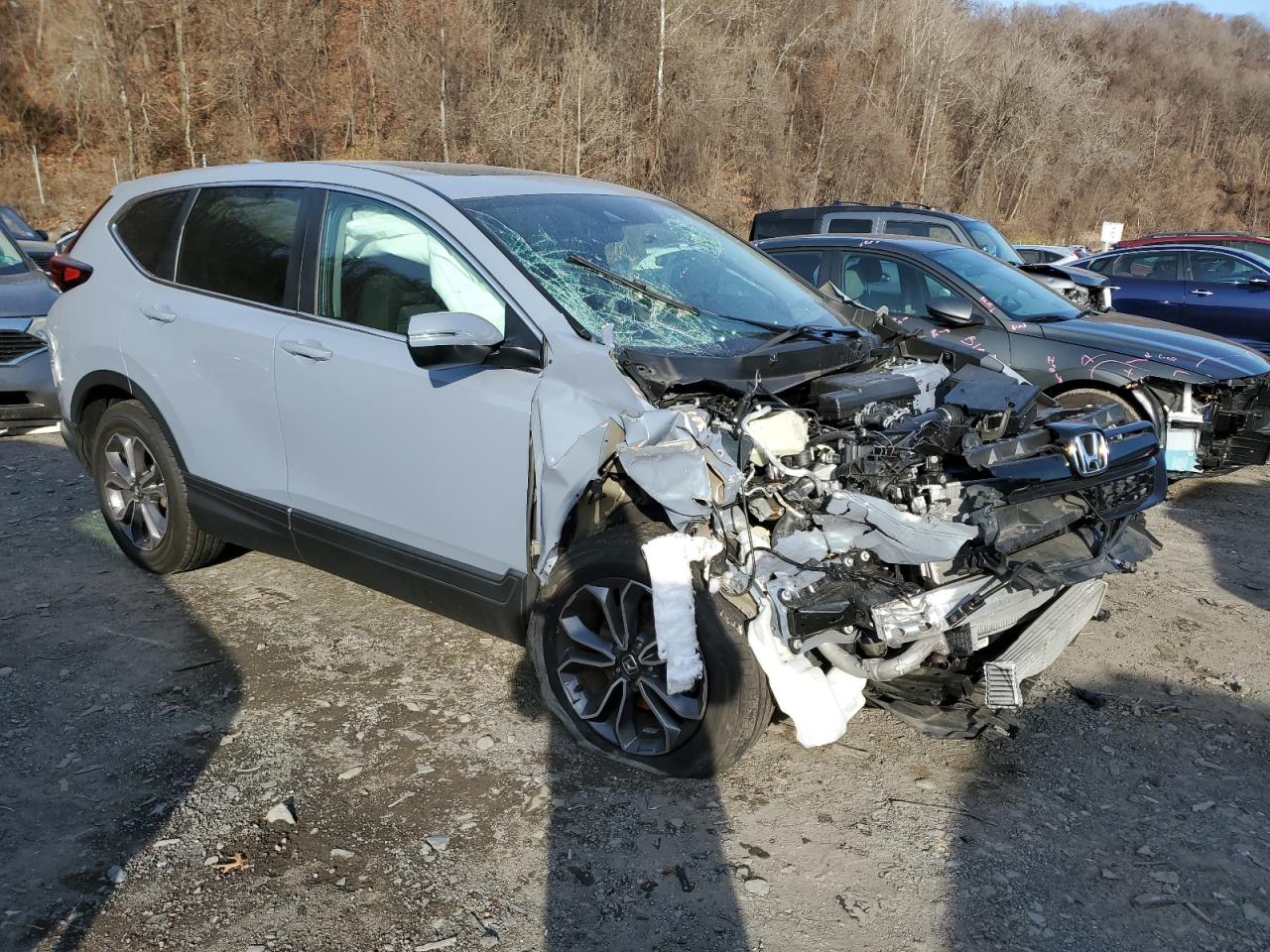 2022 Honda CR-V VIN 5J6RW2H59NL003013 Copart auction photo, front end / side damage thumbnail 4