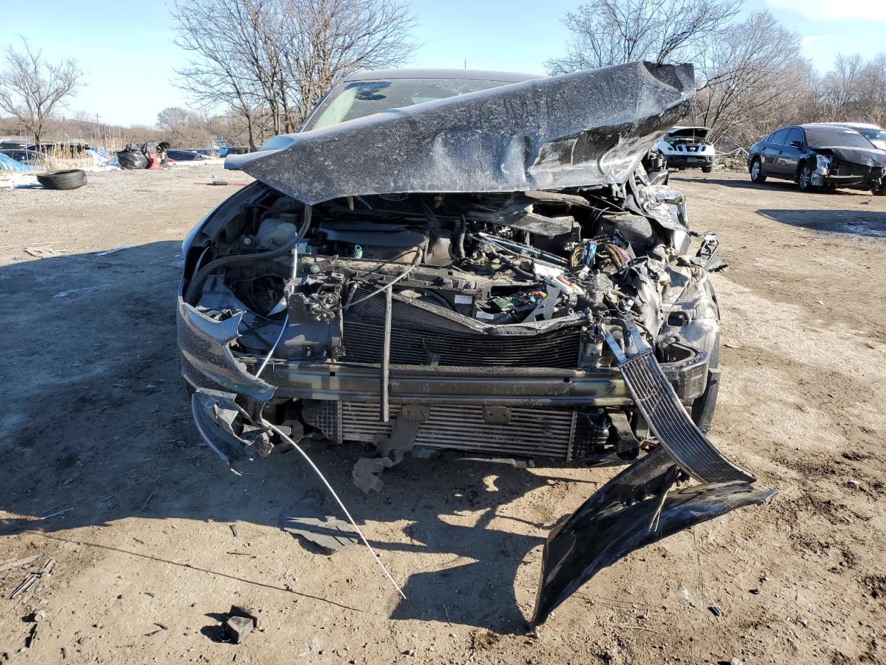 2017 Ford Fusion VIN 3FA6P0D91HR236835 Copart auction photo, front end / side damage thumbnail 5