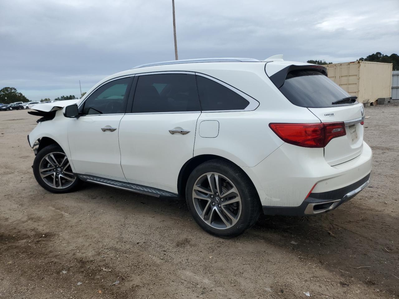 2017 Acura MDX VIN 5FRYD3H84HB002168 Copart auction photo, front end / side damage thumbnail 2